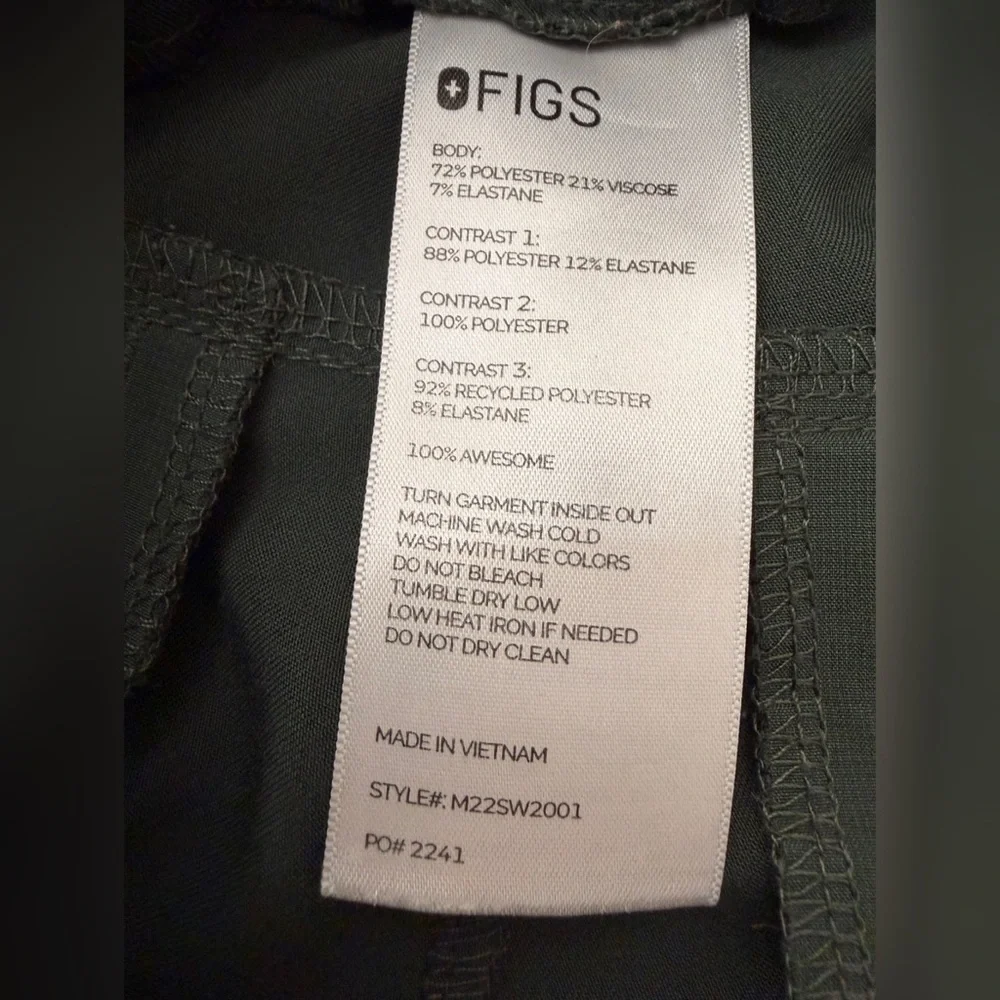 FIGS Men's Tansen Scrub Jogger Pants Size Large